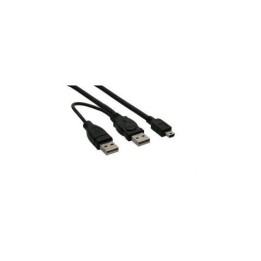 CAVO USB MINI a Y sdoppiato 2xUSB type A