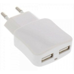 NO BRAND - CARICABATTERIE 2 PORTE USB 2,4A 
