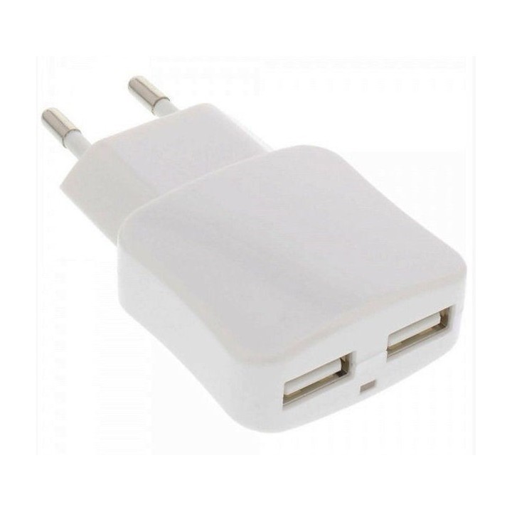 NO BRAND - CARICABATTERIE 2 PORTE USB 2,4A 