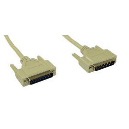 CAVO SERIALE 25pin M/M 2mt pressofuso