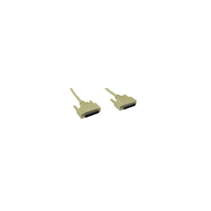 CAVO SERIALE 25pin M/M 2mt pressofuso