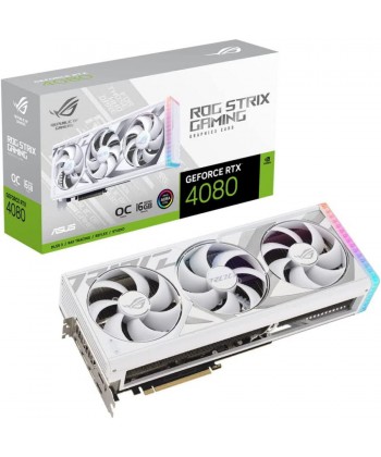 ASUS - RTX 4080 ROG Strix OC White 16GB DLSS 3