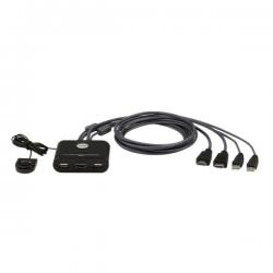 Aten - 2-PORT USB FHD HDMI CABLE KVM SWITC
