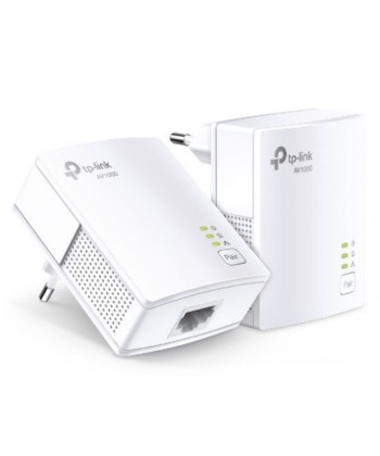 TP-LINK - KIT 2 Powerline AV1000 con porta Gigabit