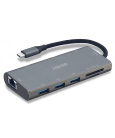 LINDY - Docking Station USB-C - HDMI VGA USB 3.1 Lan SD 100W