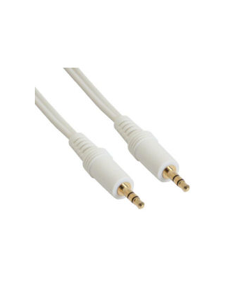 CAVO JACK 3,5mm M A JACK M 3mt bianco