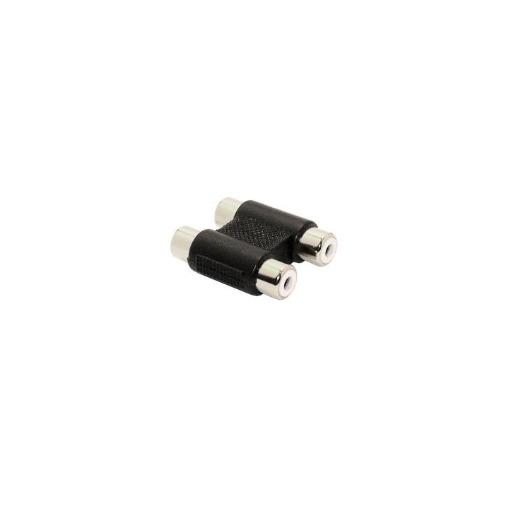 ADATTATORE AUDIO 2X RCA F/F