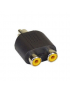 NO BRAND - ADATTATORE AUDIO RCA M A 2X RCA F