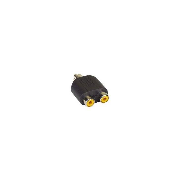 ADATTATORE AUDIO RCA M A 2X RCA F