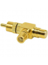 NO BRAND - Adattatore Audio RCA M a 2 x RCA F