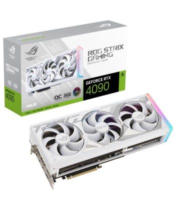 ASUS - RTX 4090 ROG Strix OC Gaming 24GB White DLSS 3