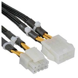 PROLUNGA ALIMENTAZIONE SCHEDA MADRE 8 PIN M 8 PIN F 30 CM
