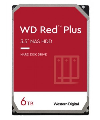 WESTERN DIGITAL - 6TB WD RED Plus - Sata 6Gb/s 256MB x NAS