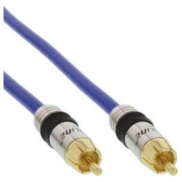 CAVO  RCA premium 75 Ohm pin dorati 3mt
