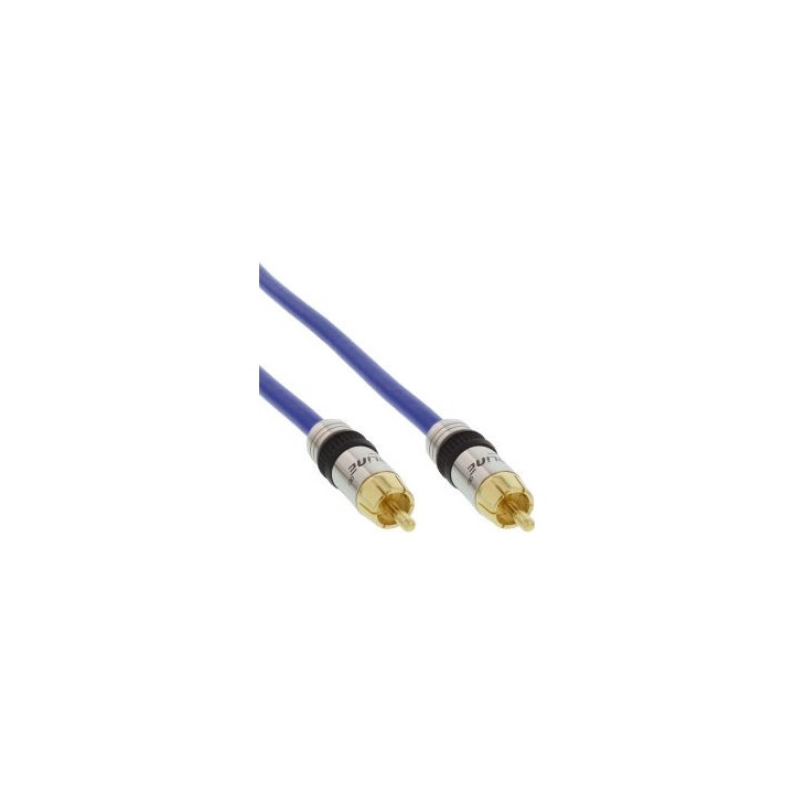 CAVO  RCA premium 75 Ohm pin dorati 3mt