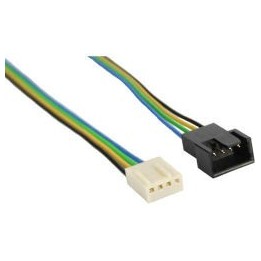 CAVO PROLUNGA ALIMENTAZIONE VENTOLE PWM 4 PIN M A 4PIN F 70CM