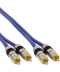 CAVO PREMIUM 2xRCA PIN DORATI 0,50mt