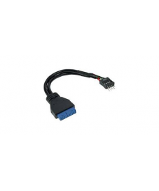 ADATTATORE USB 3.0 19PIN F A USB 2.0 INTERNO 2X4PIN F 0,15M