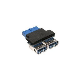 ADATTATORE USB 3.0 2X TYPE-A F A IDC 19PIN M X SCHEDA MADRE