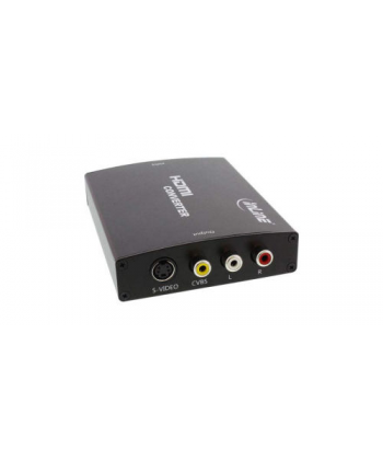 INF - Convertitore Av E S-video A Hdmi Black