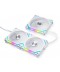 LIAN LI - UNI FAN SL120 V2 White Kit 3 ventole RGB con controller