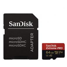 SANDISK - EXTREME PRO MICROSDXC 64GB+SD ADAP