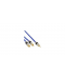 CAVO premium da 2 RCA M a JACK M 3,5mm 1mt pin dorati blu