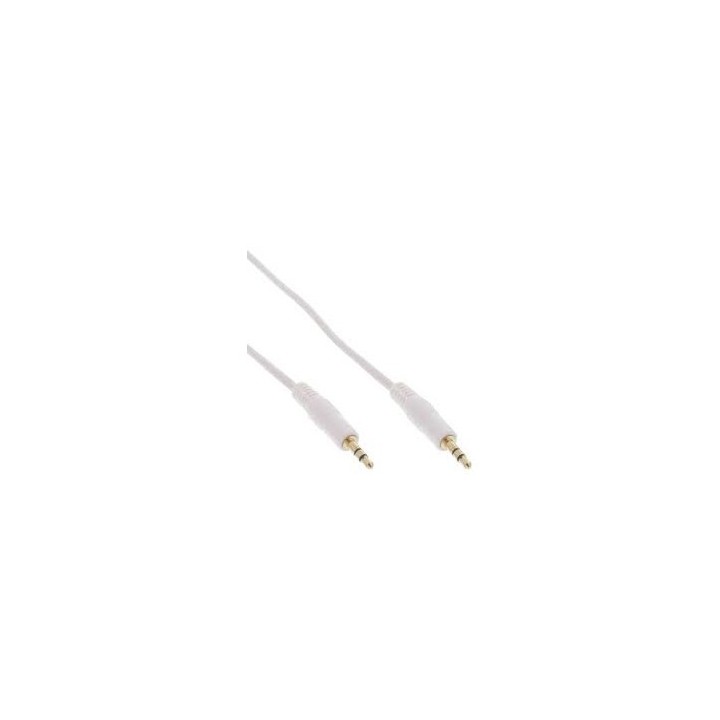 CAVO JACK 3,5mm M A JACK M 5mt bianco