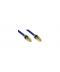 CAVO BLU RCA premium 50 Ohm pin dorati 15mt