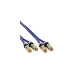 CAVO PREMIUM 2xRCA PIN DORATI 15mt
