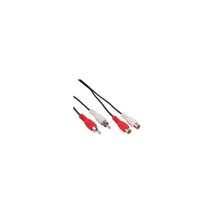 CAVO PROLUNGA 2 RCA F a 2 RCA M 10mt