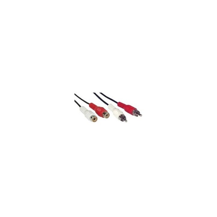 CAVO PROLUNGA 2 RCA F a 2 RCA M 20mt