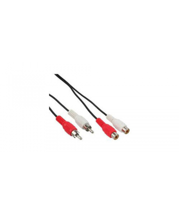 CAVO PROLUNGA 2 RCA F a 2 RCA M 5mt