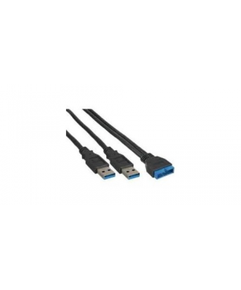 CAVO USB3.0 INTERNO TERMINALE 19PIN M A 2 TYPE A MASCHIO 0,40MT