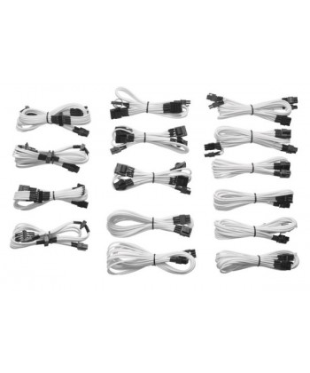CORSAIR - Professional Individually sleeved DC Cable Kit Type 3 - Bianco