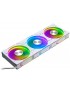 PHANTEKS - Kit 3 Ventole D30 D-RGB PWM Regular Airflow White 120mm