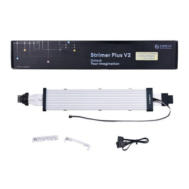 LIAN LI - Strimer Plus V2 12VHPWR 16 Pin 320mm 12 Led Cavo RGB x VGA
