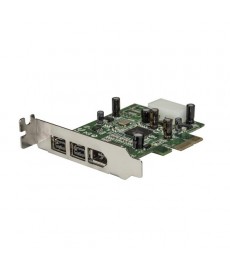 STARTECH - Controller Firewire 400-800 3 porte Low-Profile PCI-Express