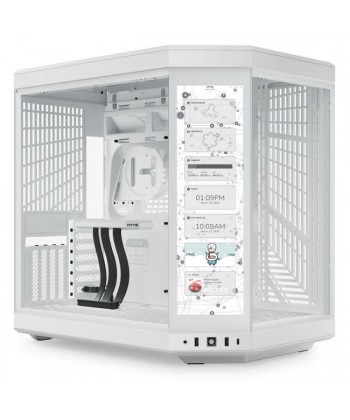 Hyte - Y70 Touch White Extended-ATX
