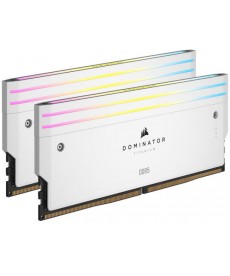CORSAIR - 32GB Kit Dominator Titanium White RGB DDR5-6400 XMP CL32 (2x16GB)