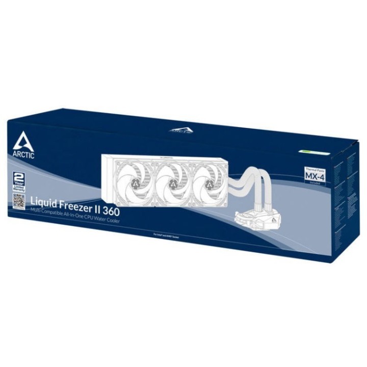 ARCTIC COOLING - Arctic Liquid Freezer II 360 x Socket  1700 1200 2066 AM4 AM5