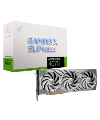 MSI - RTX 4070 Gaming X Slim 12GB White DLSS 3