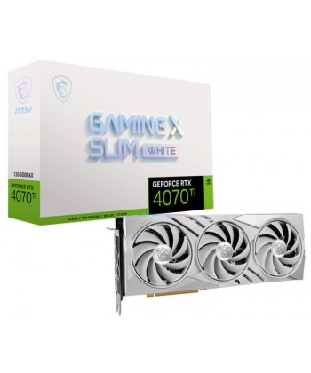 MSI - RTX 4070 Ti Gaming X Slim White 12GB DLSS 3