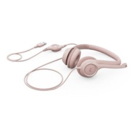LOGITECH - H390 USB PC HEADSET - ROSE - Syspack.com