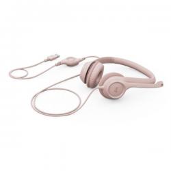 LOGITECH - H390 USB PC HEADSET - ROSE