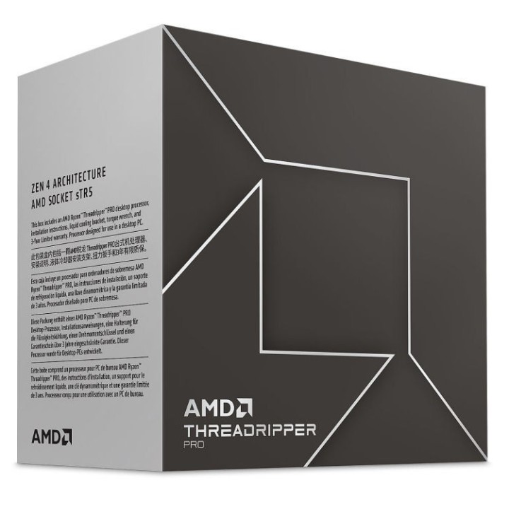 AMD - Ryzen 7975WX Threadripper PRO 4Ghz 32 Core Socket sTR5 no Fan