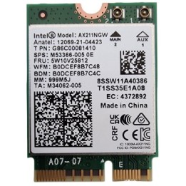 INTEL - Wireless Wi-Fi 6E AX211 + Bluetooth 5.3 M.2