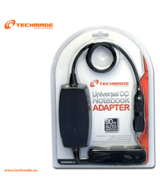 TechMade - ALIMENTATORE 90W NOTEBOOK UNIVERSALE PER AUTO