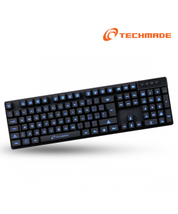 TechMade - TASTIERA RETROILLUMINATA USB