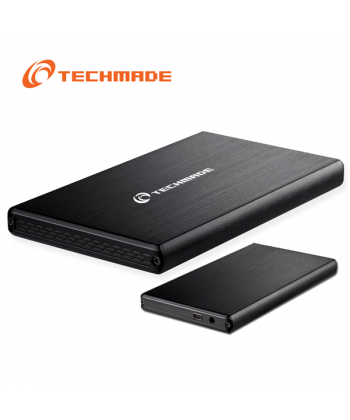 TechMade - BOX ESTERNO 2.5" SATA USB 3.0 FULL BLACK